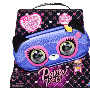 کیف کمری جادویی پرس پتس مدل گربه ای Spin Master - Purse Pets - Savannah Spotlight Belt Bag _اسباب بازی